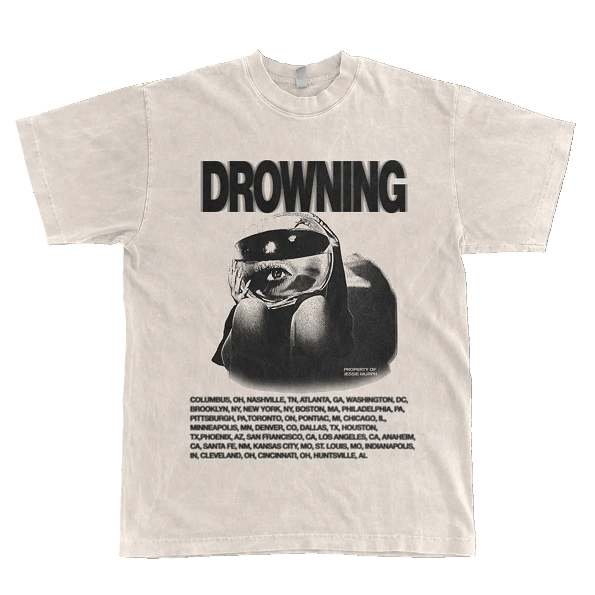 Drowning Tour Tee
