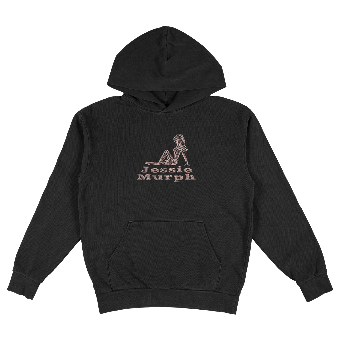 Rhinestone Silhouette Hoodie