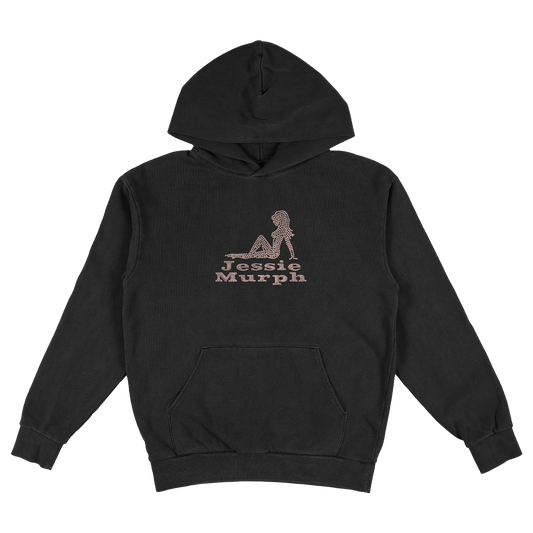 Rhinestone Silhouette Hoodie