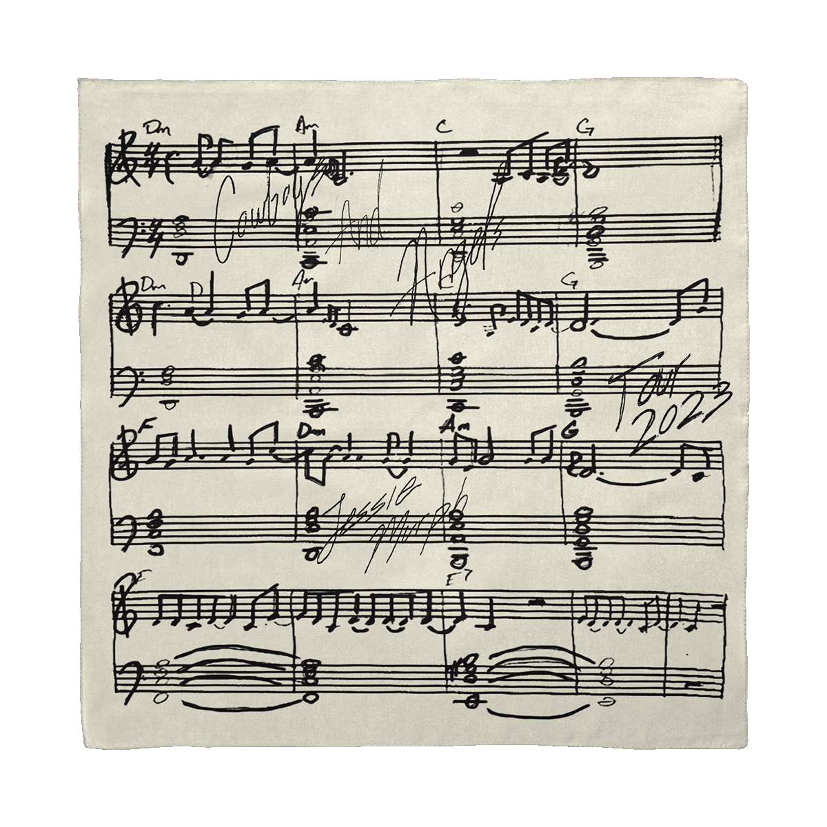 Music Notes Bandana